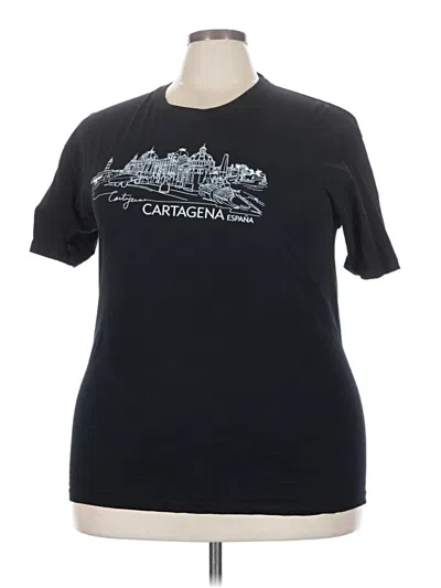 Pre-owned Assorted Brands Short Sleeve T-shirt In Black