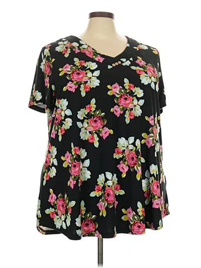 Pre-owned Assorted Brands Short Sleeve T-shirt In Black