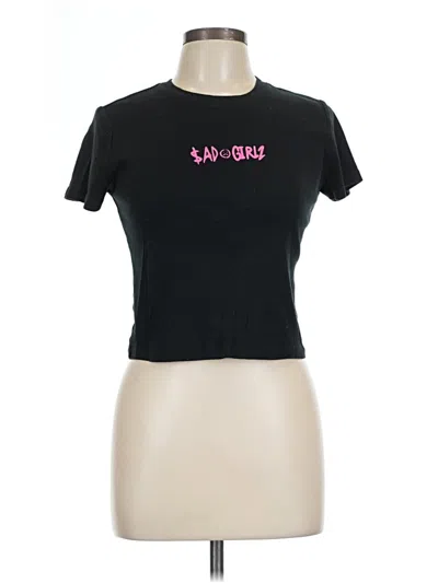 Pre-owned Assorted Brands Short Sleeve T-shirt In Black