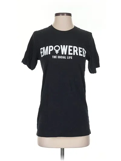 Pre-owned Assorted Brands Short Sleeve T-shirt In Black