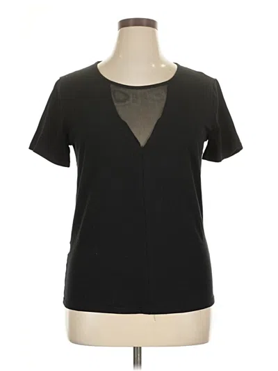 Pre-owned Assorted Brands Short Sleeve T-shirt In Black