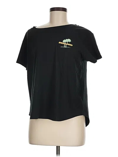 Pre-owned Assorted Brands Short Sleeve T-shirt In Black