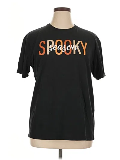 Pre-owned Assorted Brands Short Sleeve T-shirt In Black