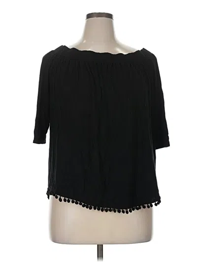 Pre-owned Assorted Brands Short Sleeve T-shirt In Black