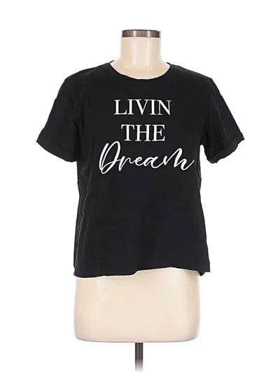Pre-owned Assorted Brands Short Sleeve T-shirt In Black