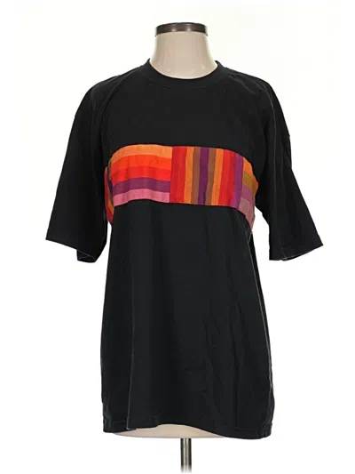 Pre-owned Assorted Brands Short Sleeve T-shirt In Black