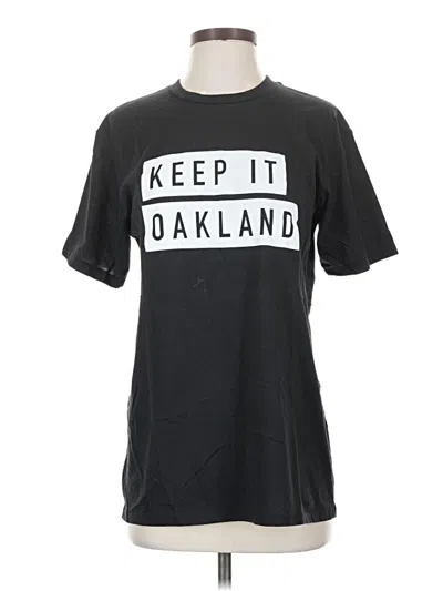 Pre-owned Assorted Brands Short Sleeve T-shirt In Black
