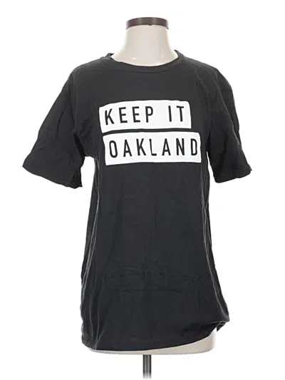 Pre-owned Assorted Brands Short Sleeve T-shirt In Black
