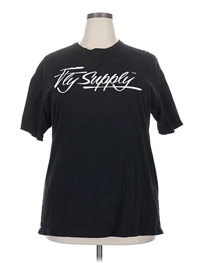 Pre-owned Assorted Brands Short Sleeve T-shirt In Black