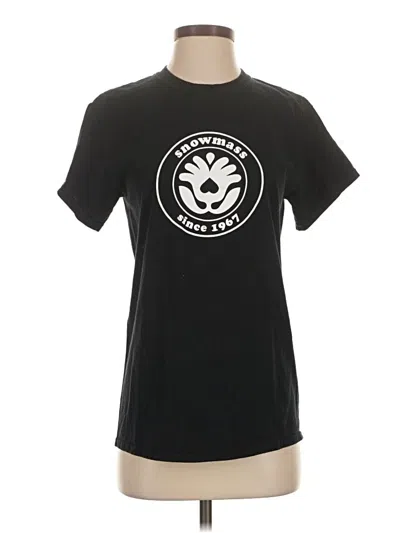 Pre-owned Assorted Brands Short Sleeve T-shirt In Black