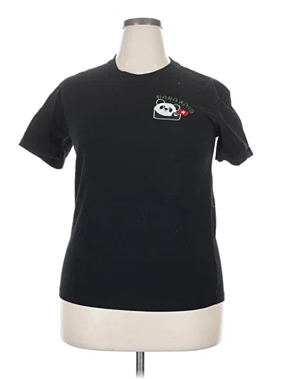 Pre-owned Assorted Brands Short Sleeve T-shirt In Black