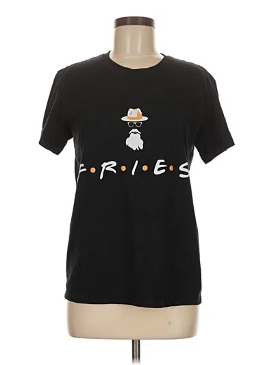 Pre-owned Assorted Brands Short Sleeve T-shirt In Black