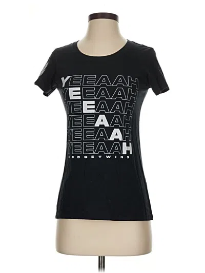 Pre-owned Assorted Brands Short Sleeve T-shirt In Black