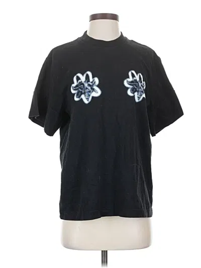 Pre-owned Assorted Brands Short Sleeve T-shirt In Black