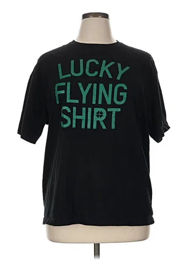 Pre-owned Assorted Brands Short Sleeve T-shirt In Black