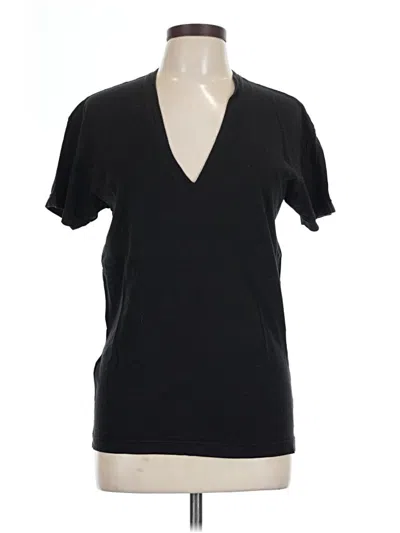 Pre-owned Assorted Brands Short Sleeve T-shirt In Black