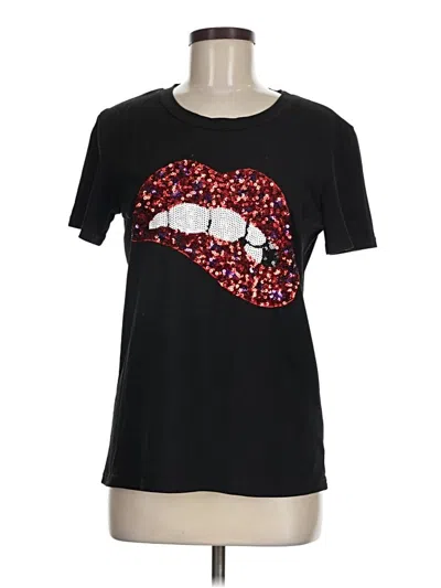 Pre-owned Assorted Brands Short Sleeve T-shirt In Black