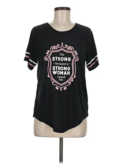 Pre-owned Assorted Brands Short Sleeve T-shirt In Black