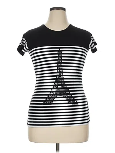 Pre-owned Assorted Brands Short Sleeve T-shirt In Black