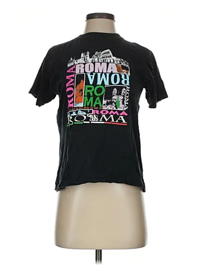 Pre-owned Assorted Brands Short Sleeve T-shirt In Black