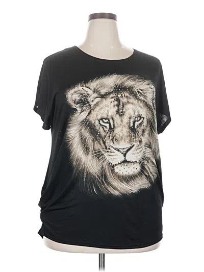 Pre-owned Assorted Brands Short Sleeve T-shirt In Black