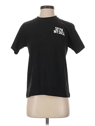 Pre-owned Assorted Brands Short Sleeve T-shirt In Black