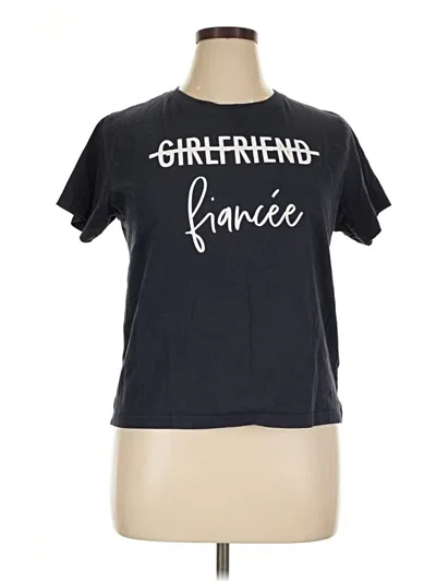 Pre-owned Assorted Brands Short Sleeve T-shirt In Black