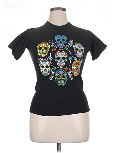 Pre-owned Assorted Brands Short Sleeve T-shirt In Black