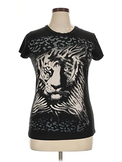 Pre-owned Assorted Brands Short Sleeve T-shirt In Black