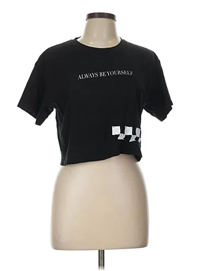 Pre-owned Assorted Brands Short Sleeve T-shirt In Black