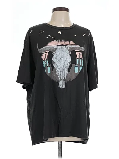 Pre-owned Assorted Brands Short Sleeve T-shirt In Black
