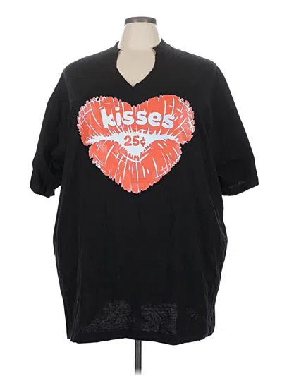 Pre-owned Assorted Brands Short Sleeve T-shirt In Black