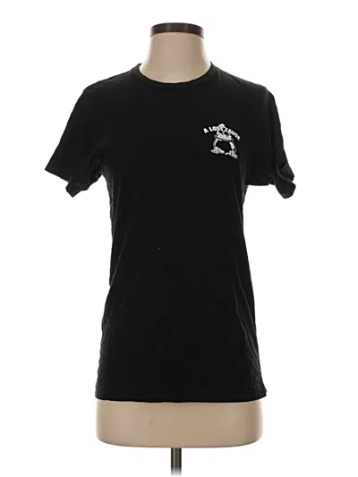Pre-owned Assorted Brands Short Sleeve T-shirt In Black