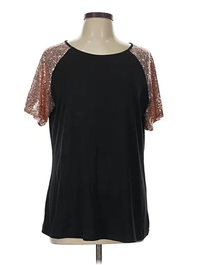 Pre-owned Assorted Brands Short Sleeve T-shirt In Black