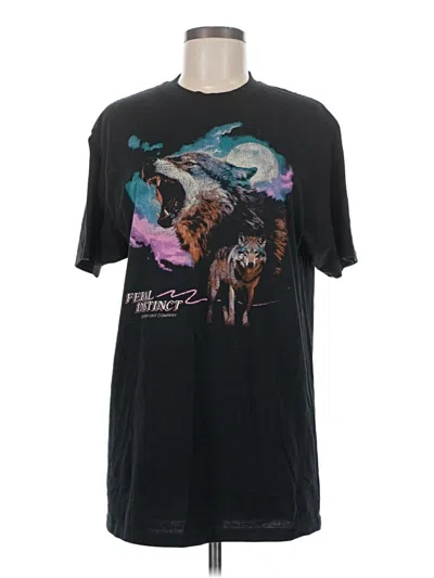 Pre-owned Assorted Brands Short Sleeve T-shirt In Black