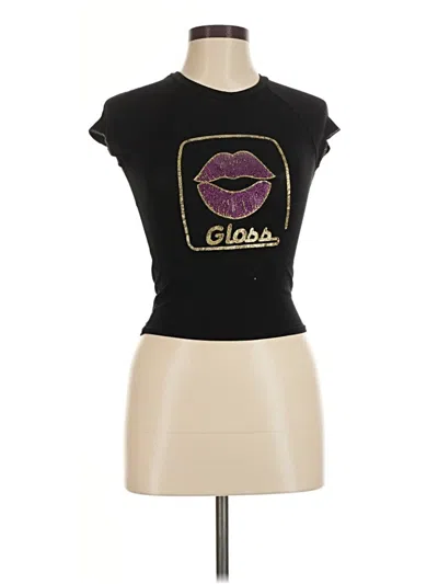 Pre-owned Assorted Brands Short Sleeve T-shirt In Black