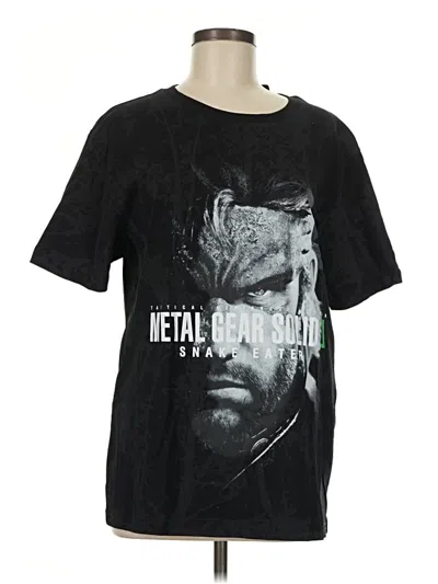 Assorted Brands Short Sleeve T-shirt In Black