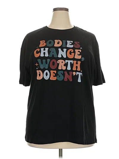 Pre-owned Assorted Brands Short Sleeve T-shirt In Black