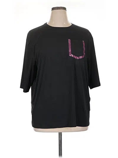Pre-owned Assorted Brands Short Sleeve T-shirt In Black