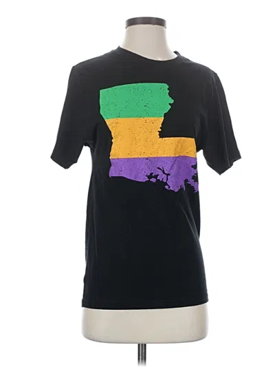 Pre-owned Assorted Brands Short Sleeve T-shirt In Black