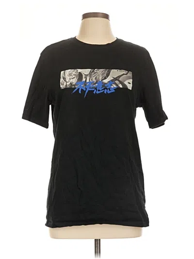 Pre-owned Assorted Brands Short Sleeve T-shirt In Black
