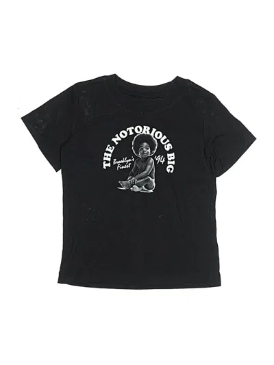 Pre-owned Assorted Brands Kids' Short Sleeve T-shirt In Black