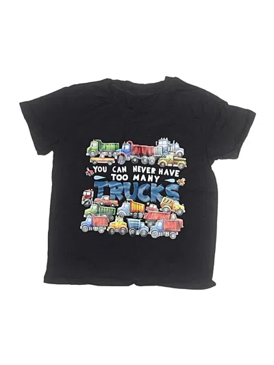 Pre-owned Assorted Brands Kids' Short Sleeve T-shirt In Black