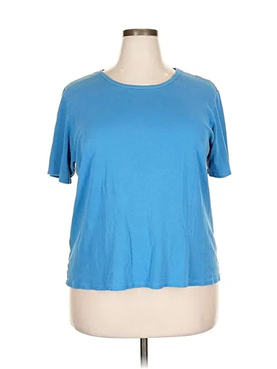 Pre-owned Assorted Brands Short Sleeve T-shirt In Blue