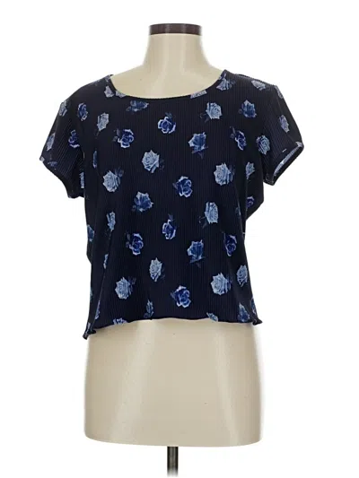 Pre-owned Assorted Brands Short Sleeve T-shirt In Blue