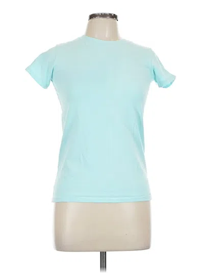 Pre-owned Assorted Brands Short Sleeve T-shirt In Blue