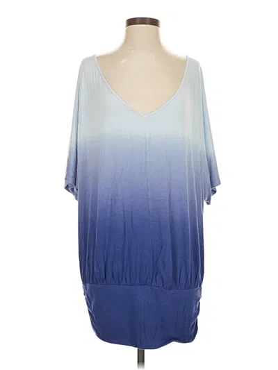 Pre-owned Assorted Brands Short Sleeve T-shirt In Blue