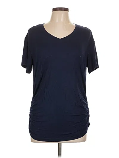 Pre-owned Assorted Brands Short Sleeve T-shirt In Blue