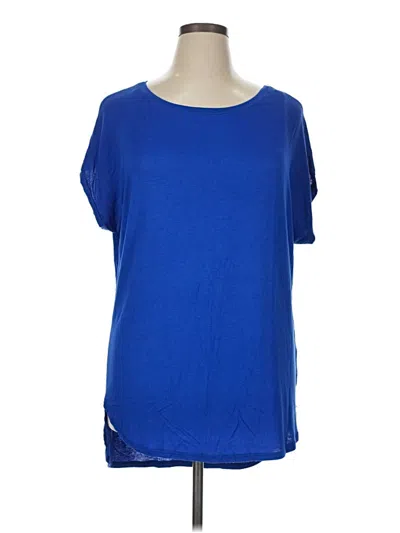 Pre-owned Assorted Brands Short Sleeve T-shirt In Blue