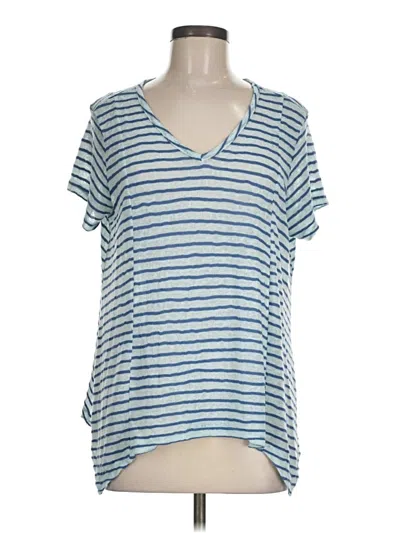 Pre-owned Assorted Brands Short Sleeve T-shirt In Blue